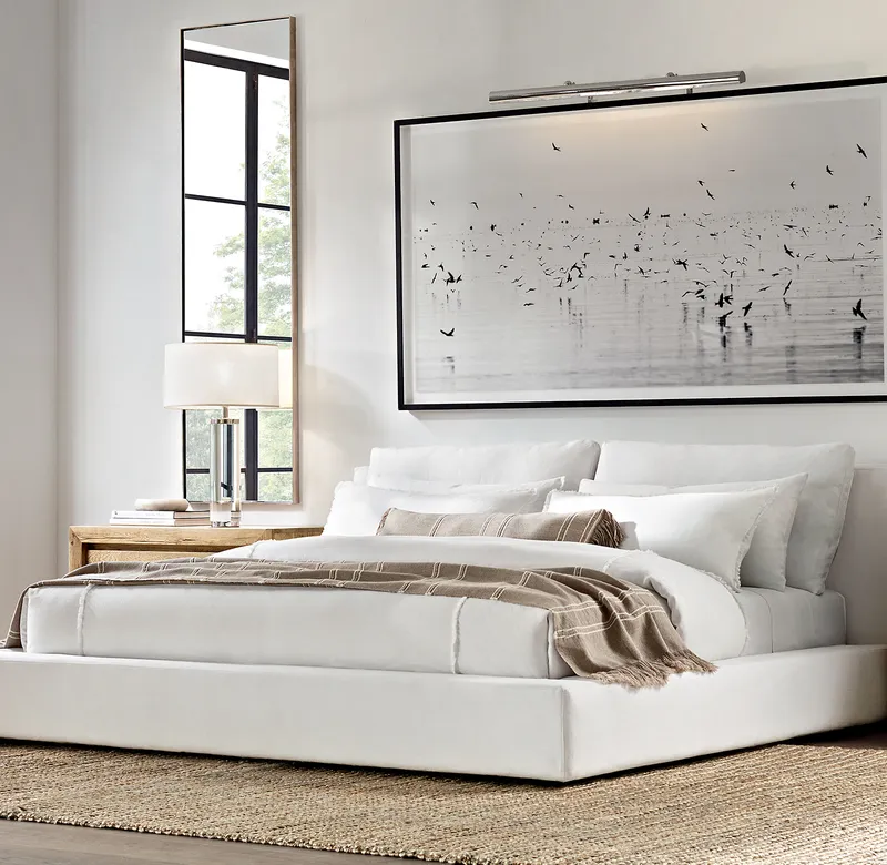 RH Cloud Slipcovered Bed