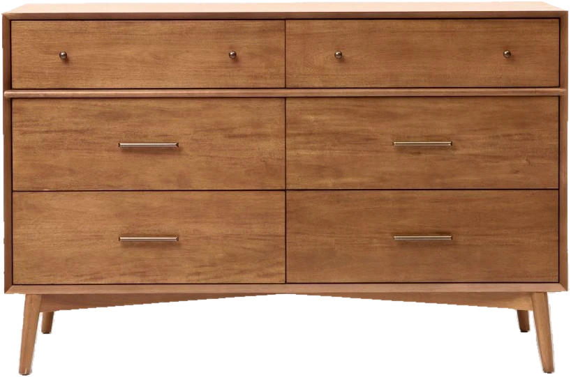 West Elm Mid-Century 6-Drawer Dresser (56")